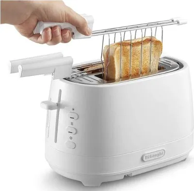 Immagine prodotto di DeLonghi CTLAP2203.W Tostapane 2 Fette Bianco 550 W