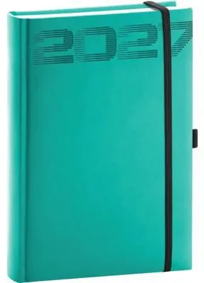 Productafbeelding van NOTIQUE Dagboek Aprint Top 2027, turquoise, 15 x 21 cm