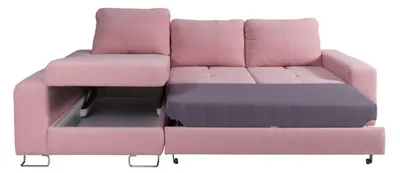 Produktbild von Ecksofa Wohnlandschaft Polster mit Bettfunktion Sofa Ecksofa Couch Ecke Garnitur