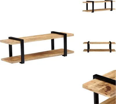 Produktbild von vidaXL TV-Schrank 130 x 40 x 40 cm Massivholz Mango -  TV-Möbel