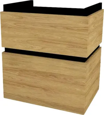 Obrázek produktu pro Koupelnová skříňka pod umyvadlo Devo Viva 2.0 ořechovec 59 x 66 x 44 cm VV2-SU2S59x66-P71