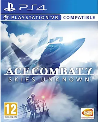 The cover art for the video game Ace Combat 7: Skies Unknown for PlayStation 4.