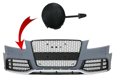 Produktbild von Abschlepphakenabdeckung Aftermarket RS5 Look Stoßstange für AUDI A5 8T 08-16