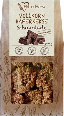 Produktbild von HaferHerz Vollkorn Haferkekse Schokolade 300g