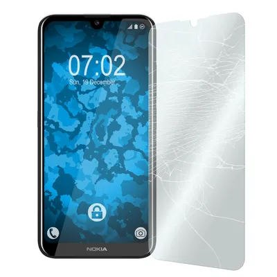 Produktbild von 3er-Pack PhoneNatic Glas-Folie klar  kompatibel mit  Nokia 2.2 - Panzerglas für Nokia 2.2