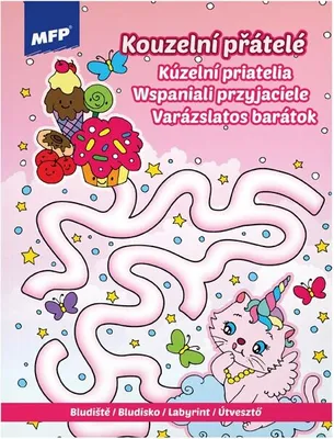 Obrázek produktu pro Omalovánky - Bludiště Kouzelní přátelé 210x276/32s