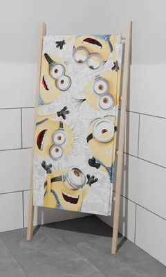 Produktbild von Jerry Fabrics Minions Bath Towels 70 x 140 cm 100% Baumwolle Friends