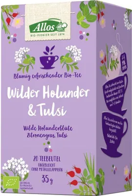 Produktbild von Wilder Holunder & Tulsi  - 20 Beutel 35g