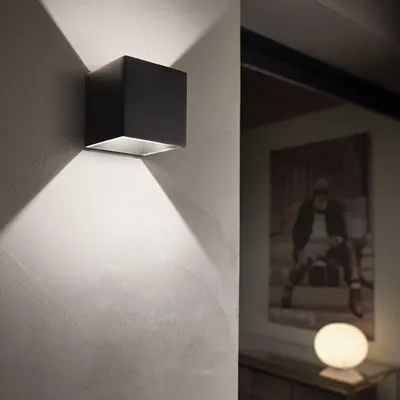 Produktbild von Ideal Lux Wandleuchte Rubik Ap1 Schwarz