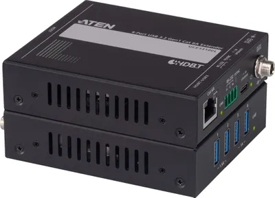 Produktbild von ATEN UCE33100 4-Port USB3.2 Gen1 Cat 6A Extender bis zu 100m