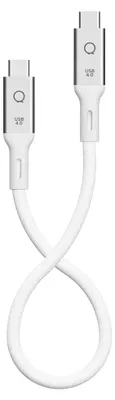 Zdjęcie produktu dla LINQ LQCU4030, 0,3 m, USB C, USB C, 40 Gbit/s, Biały