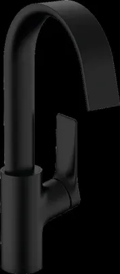 Image de Mitigeur de lavabo HANSGROHE Vivenis bec haut avec tirette et vidage noir mat - 75030670
