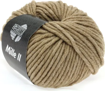 Immagine prodotto di Lana Grossa MILLE II 50 g filato resistente in misto Lana 55 m colore 053 - Cammello