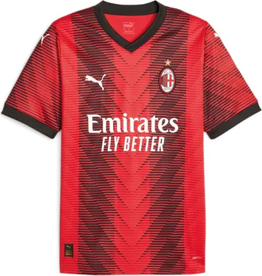 Zdjęcie produktu dla Puma AC Milan Replika męskiej koszulki domowej 2023/24 770383, Kolor:Czerwony, Materiał:L