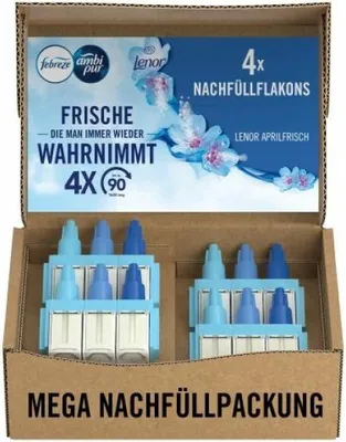 Produktbild von Febreze 3Volution Duftstecker 4x Nachfüllflakons Aprilfrisch