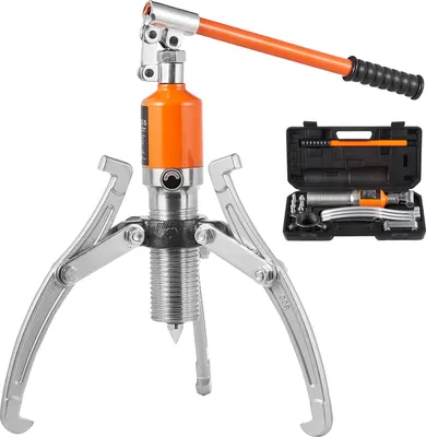 Produktbild von SucceBuy 15 Tonnen hydraulischer Zahnradabzieher, 2 oder 3 Backen, 12" Backentrenner, vertikale/horizontale Verwendung, mit Koffer für Radlager