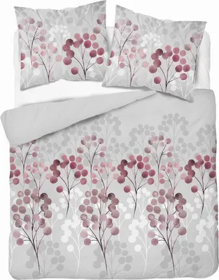 Produktbild von Bettwäsche, Satinbettwäsche, hohe Qualität 200x220 5223b Grau, Blumen