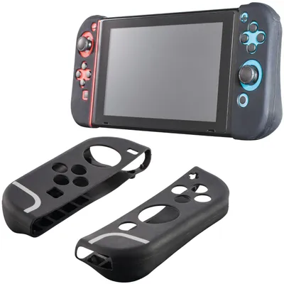 Immagine prodotto di Hama 00054647 Sleeve Cover Nintendo Custodia protettiva in silicone nero per console di gioco portatili (00054647)