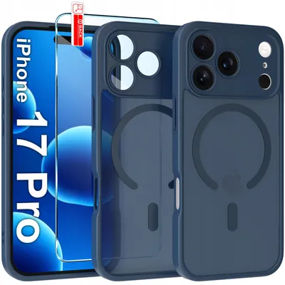 Obrázok produktu pre Matné magnetické puzdro pre iPhone 17 Pro | Kompatibilné s MagSafe, odolné + sklo