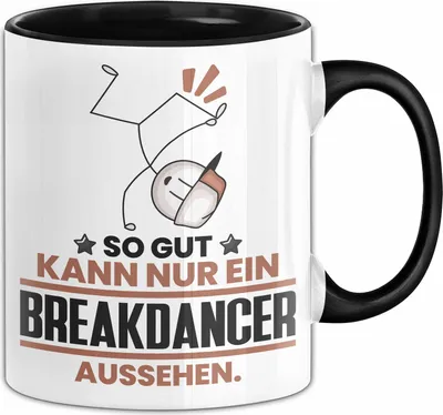 Produktbild von Breakdancer Geschenk Tasse So Gut Kann Nur Ein Breakdancer Aussehen Geschenkidee Kaffee-Becher (Schwarz)