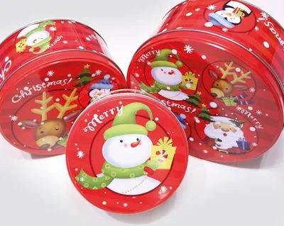 Produktbild von Gebäckdosen Kindermotiv 3er Set aus Metall
