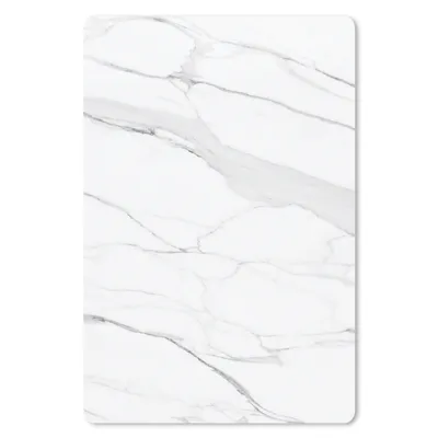Produktbild von MuchoWow® Mauspad Mousepad Marmor - Weiß - Linie - Muster - Luxus - Marmoroptik 18x27 cm - Mousepads - Maus Mat - Pad - Mausunterlage