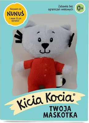 Produktbild von Kicia Kocia - maskotka Nunuś w pudełku
