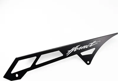 Produktbild von Kettenschutz kompatibel mit Honda CB 600 F Hornet BJ 2007-13 Logo schwarz