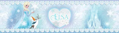 Immagine prodotto di Carta da parati autoadesiva Disney La regina dei ghiacci Elsa azzurro - 600016 - 14 x 500 cm