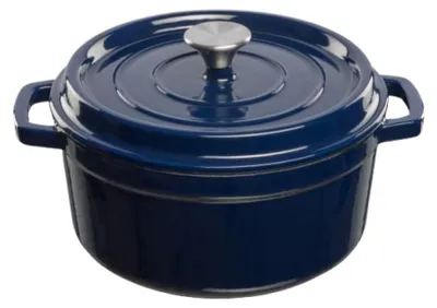 Immagine prodotto di Pentola in ghisa smaltata - 3,5 litri - blu