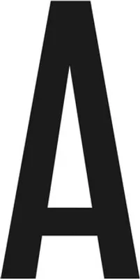 Immagine prodotto di Lettera adesiva Lampa Autoadesiva 60x30 mm - A