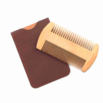 Produktbild von Bartformschablone, Bartformer, Bartformer aus Holz, Schnurrbartformer, Schnurrbart-Stylingkamm, Stylingkamm