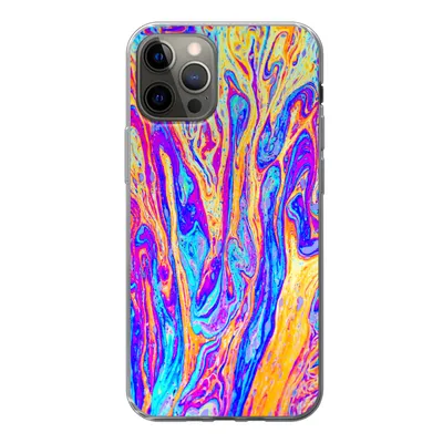 Produktbild von MuchoWow® Handyhülle Schutzhülle Hülle für iPhone 13 Pro Kunst - Farben - Psychedelisch Silikon Softcase Handy Hülle - Handy-Tasche