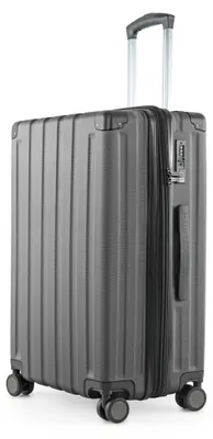 Immagine prodotto di HAUPTSTADTKOFFER - Q-Damm - Valigia rigida di medie dimensioni XL trolley allungabile valigia da viaggio con doppie rotelle valigia rigida espandibile, TSA, 68 cm, 89 litri,Grafite
