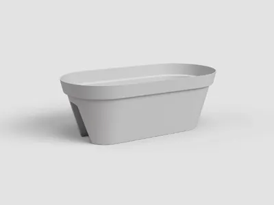Produktbild von Artevasi Capri Balcony Plant Box, Grau, 26,8 l, 300 mm, 600 mm, 300 mm, 6 Stück(e)