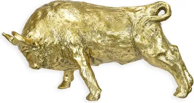Productafbeelding van A Bronze Sculpture Of An Art Bull