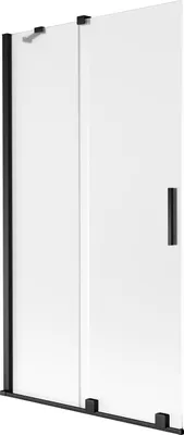 Obrázok produktu pre Mexen Velar 2-krídlová posuvná vaňová zástena 100 x 150 cm, matná, čierna - 896-100-000-31-70
