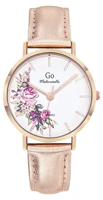 Image de Montre-bracelet pour femme Girl Only GO Mademoiselle Montre à quartz Cuir or rose UGO699594