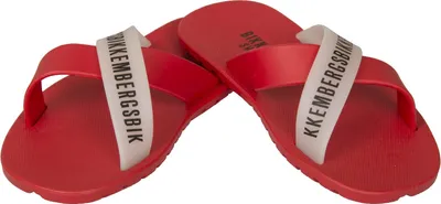 Obrázek produktu pro Pantofle typu bandeau pro chlapce, plážové nebo bazénové pantofle značky BIKKEMBERGS, model SA68 W70, vyrobeno v Itálii, velikost 30, 100 % guma