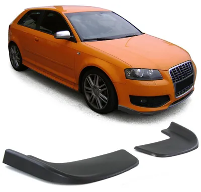 Cup Wings Lippe flach Schwarz 56x40x6cm / Universal Frontspoiler Spoiler Flaps in der Farbe Schwarz von Carparts-Online GmbH