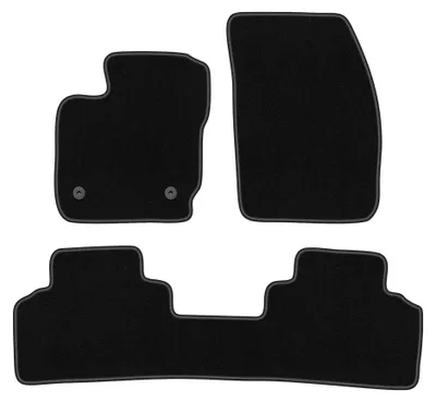 Immagine prodotto di Tappetini in moquette per Ford Tourneo Courier 2014- (multispazio) – set 4 pezzi, neri, su misura – Wielganizator BASIC