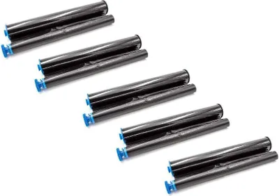Produktbild von vhbw 5er-Pack Thermo-Folien kompatibel mit EGT Galeo 4000 Series, 2600 Series, 2610, 4010, 4000 Fax-Drucker - Kompatible Thermorollen 45 m ohne Chip