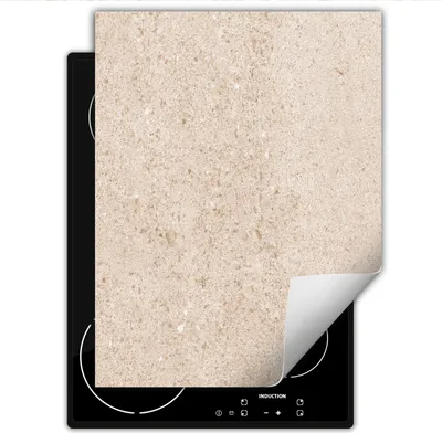 Produktbild von DarHaus Herdabdeckplatte Einteilig Küche Abdeckplatte für Glaskeramikfeld Abdeckung Induktionskochfeld Aufrollbare Matte 40x52 cm, beige