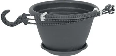 Obrázok produktu pre Nohel Záhradný kvetináč GALICIA závesný plastový d25cm