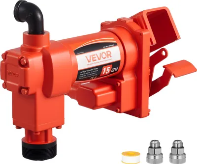 Produktbild von VEVOR Kraftstoff-Transferpumpe, 230 V AC, elektrische Diesel-Transferpumpe, 57 l/min, maximale Saughöhe 2,4 m, maximale Förderhöhe 11,28 m, für Benzin, Kerosin, Biodiesel, Ethanol