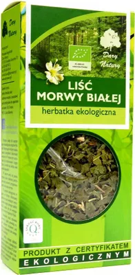HERBATKA LIŚĆ MORWY BIAŁEJ BIO 50 g - DARY NATURY