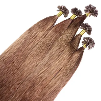 Zdjęcie produktu dla Przedłużanie włosów Premium z prawdziwych włosów #8/1 jasny blond popielaty 0,8 g