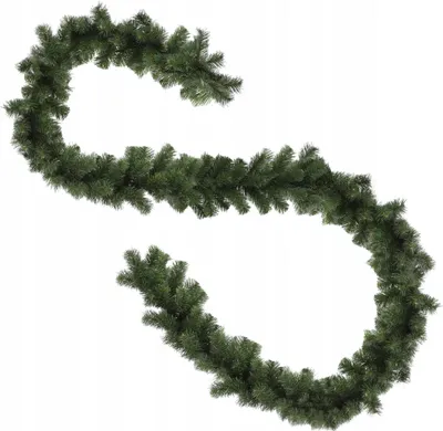 Image de Décoration de Noël - Guirlande pour sapin de Noël - 195 cm - Sans éclairage - Vert