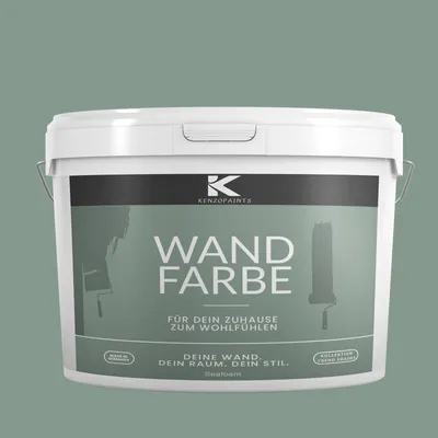 Produktbild von Kenzopaints 5Liter Wandfarbe Designfarbe Innenfarbe - Seafoam