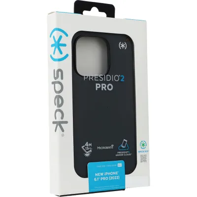 Produktbild von Speck Presidio2 Pro, Cover, Apple, iPhone 14 Pro, 15,5 cm (6.1"), Grau